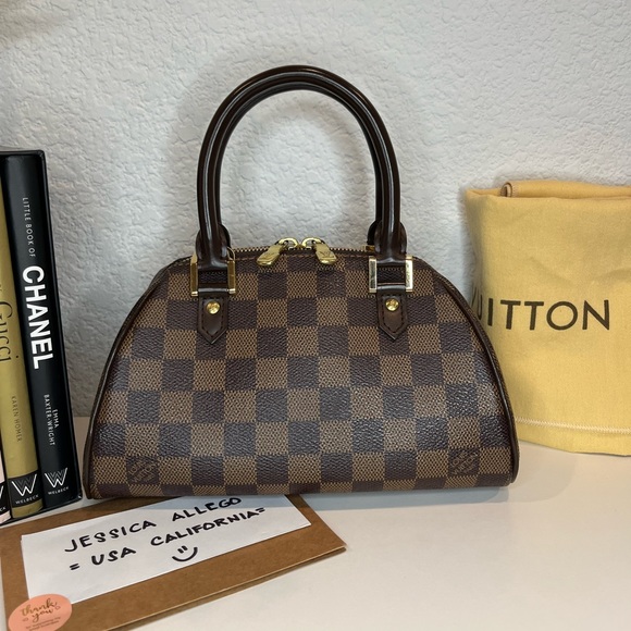 🎀 LOUIS VUITTON Damier Ebene Ribera Mini - Picture 3 of 15